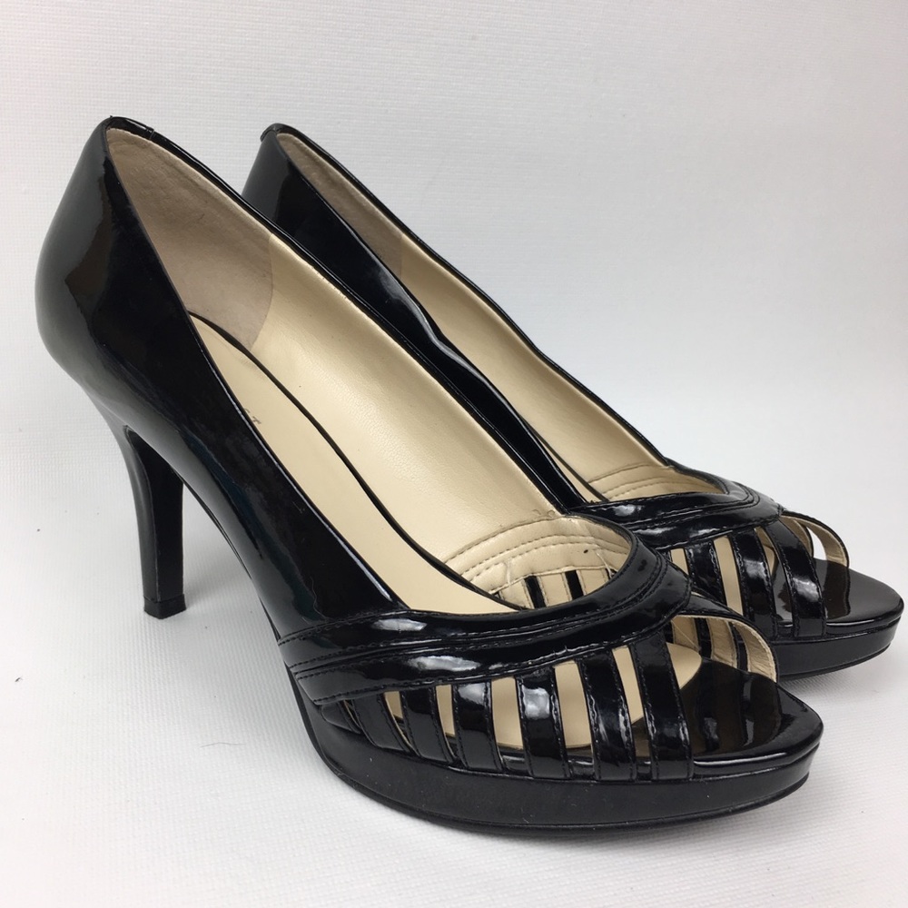 Nine West Black Heels All Man Made